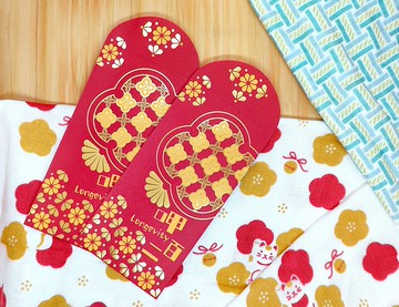 呷百二燙金紅包袋(2入) 厚磅