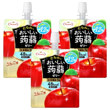 Tarami 達樂美 吸果凍 蘋果口味 低卡路里 含膳食纖維 12% 果汁 方便攜帶  150g  3包