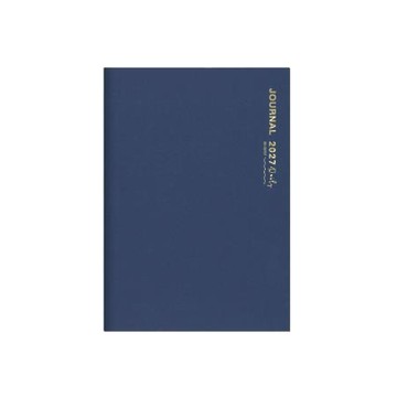 珠友Chuyu2027年B6日誌內頁2日1頁/深藍/BC-50757-02