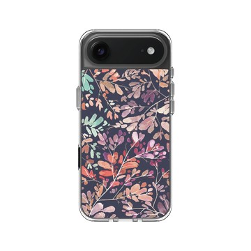 iPhone Air Clear Case（相機按鈕） 透明 - 花花草草 / Flowers & Plants - 草綠系列-綠葉2