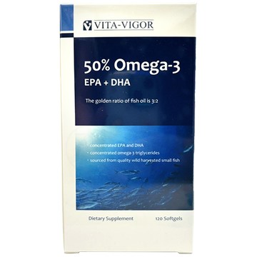 [維格VITA-VIGOR] Omega-3 維潔脂魚油軟膠囊(EPA) 120粒
