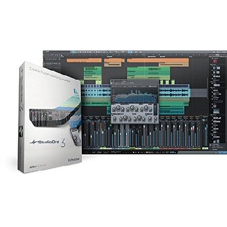 Presonus AudioBox iTwo Studio Audio Interface Full Studio Bundle w Recording Software for Mac, Windows and iPad, Headphones, Microphone w Cable, Pop F