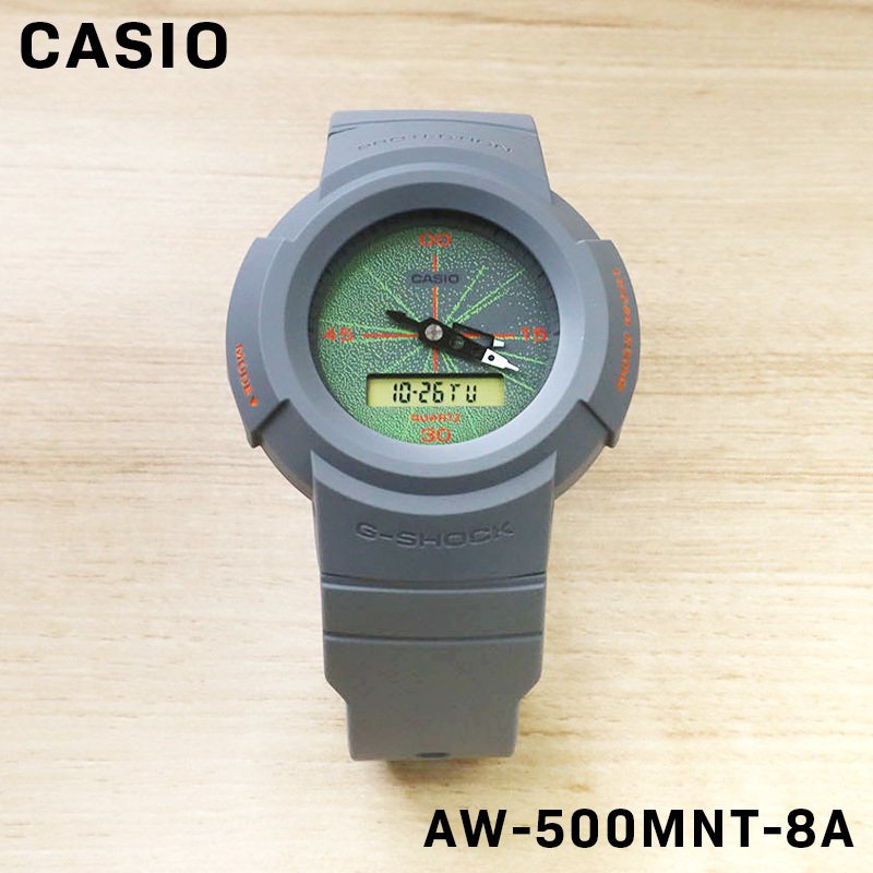 CASIO カシオ G-SHOCK ジーショック メンズ 男性 キッズ 子供 男の子 アナデジ 腕時計 クオーツ ウォッチ AW-500MNT-8A  誕生日 プレゼント ギフト 祝い 通販 LINEポイント最大0.5%GET | LINEショッピング