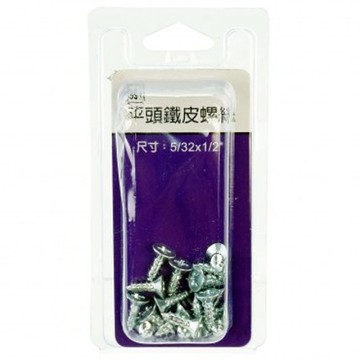 591平頭鐵皮螺絲5/32x1/2"