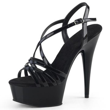 15cm/厘米超高高跟涼鞋恨天高女鞋夜店演出鞋鋼管舞鞋模特走秀鞋