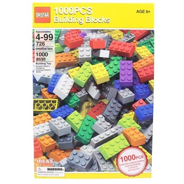 DR-STAR 積木補充包 726 約1000PCS/一盒入(促650) 基礎款積木塊 DIY益智積木 澳洲積木-CF147128【APP滿額下單10%點數(單一帳號最高5000點)】1/31止