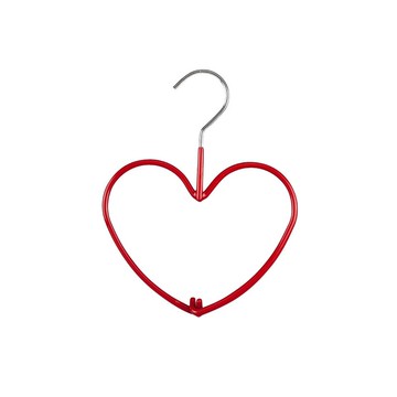【德國MAWA】時尚愛心衣架(紅色/5入)
