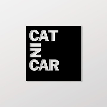 CAT IN CAR/B/車貼、貼紙 SunBrother孫氏兄弟