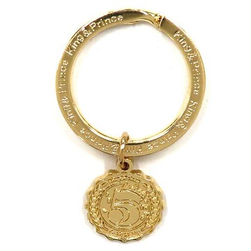 King&Prince 5周年LOGO鑰匙圈愛生活CD/MAGIC WORD通常盤先到購入特典