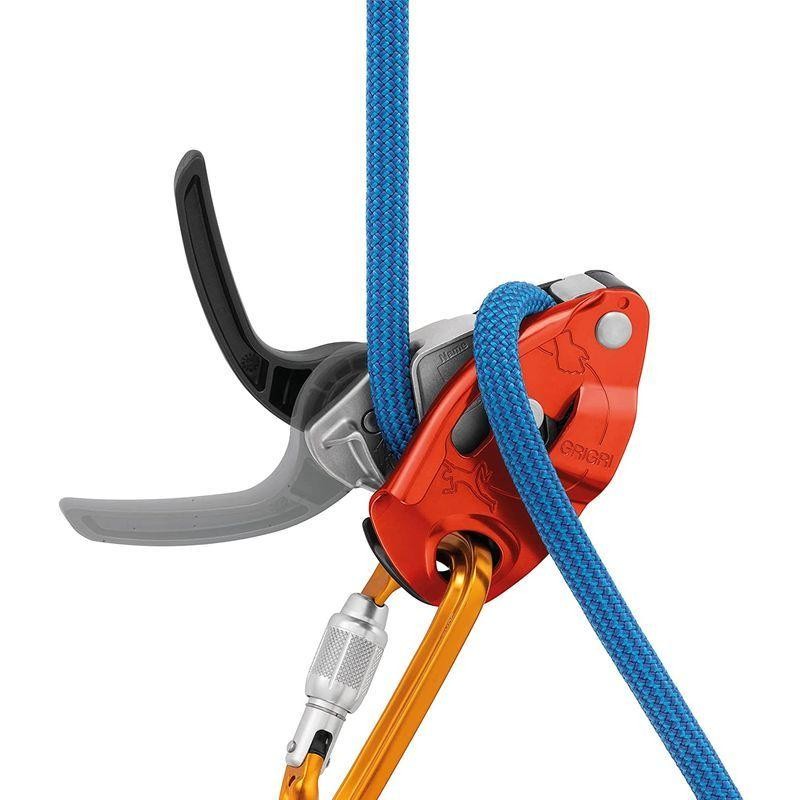 PETZL(ペツル) D14BA グリグリ レッド | LINEショッピング