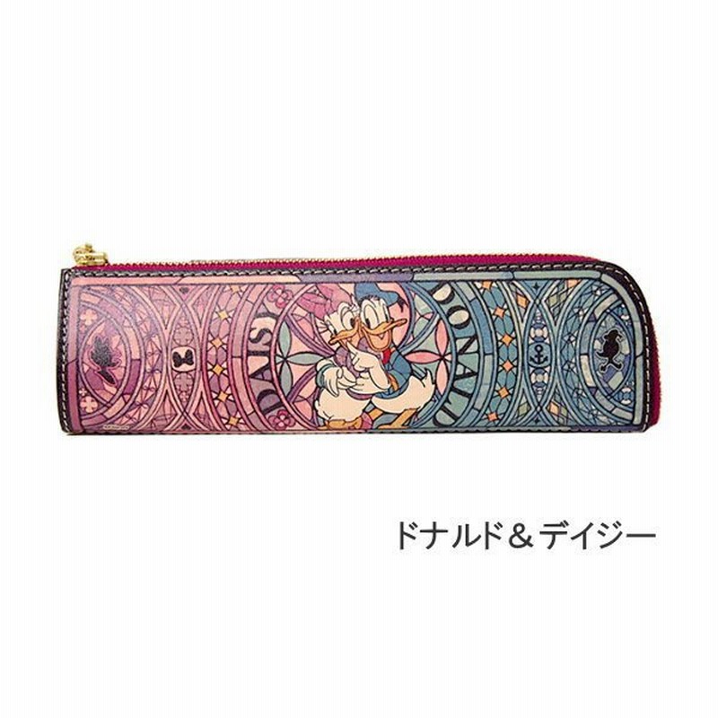 即出荷 ドナルド デイジー ペンポーチ 本革 おしゃれ スリム ペンホルダー 筆箱 筆入れ レザー 大人 筆記用具 ディズニー ペンケース Dsa 17 ディバージョン 通販 Lineポイント最大get Lineショッピング