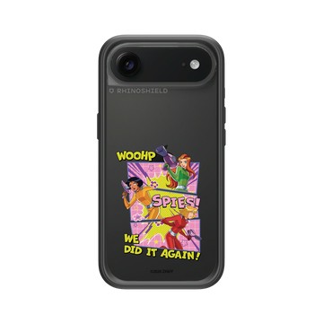 iPhone Air Mod NX -邊框背蓋組合 (相機按鈕) 黑 - Totally Spies - WOOHP! We Did It Again