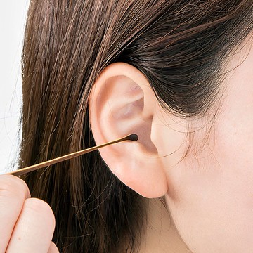 日本綠鐘匠之技特級燻煤竹製耳拔(G-2195)