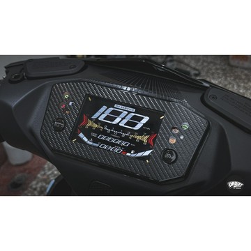 [老爸包膜店] KYMCO RTS 135 儀表外框  專用碳纖維膜  防刮 防細紋 電腦裁切