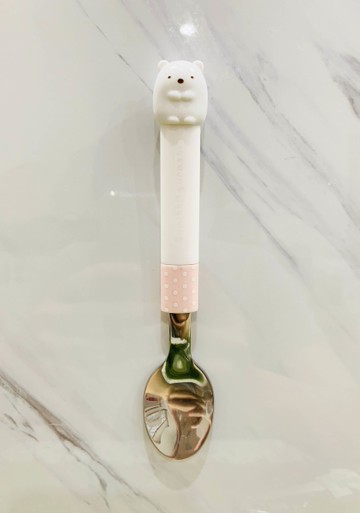 【震撼精品百貨】角落生物 Sumikko Gurashi~SAN-X 角落生物造型湯匙-白熊*67543