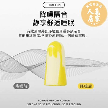 睡眠耳塞 降噪耳塞 防音耳塞 耳塞女小號耳道睡眠睡覺專用超級隔音防噪音耳朵隔音神器
