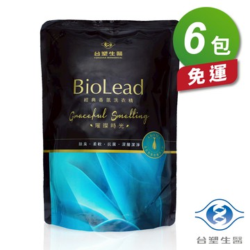 [淳安] 台塑生醫 經典香氛洗衣精 (璀璨時光) (1.8kg/補充包) (6包) 免運費