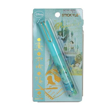 【震撼精品百貨】公主 系列Princess 迪士尼公主夢想剪影系列stickyle攜帶型剪刀(經典集合綠) 震撼日式精品百貨