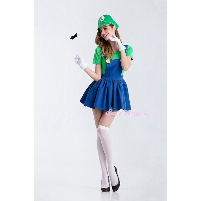 大人用 女 コスチューム マリオ ルイージ スーパーマリオ ハロウィン衣装 仮装 コスプレ ゲーム 通販 Lineポイント最大1 0 Get Lineショッピング