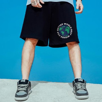 男褲胖子純棉加肥加大碼寬松加肥加大潮牌運動五分褲短褲夏季薄款