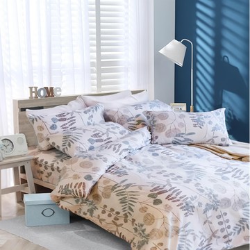 Blue Cat 藍貓 銀離子抗菌薄被套 雙人被套 100%超細聚酯纖維 台灣製造  180ｘ210cm  清風徐來 白色