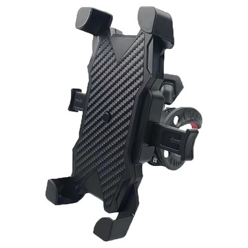 優思居 機車後照鏡手機支架  ABS+PC材質  黑色  單一商品  1個