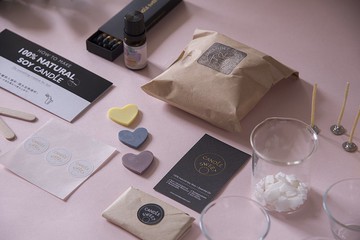 【材料包】大豆精油蠟燭輕鬆做-3杯入-全新包裝!!