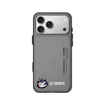 iPhone 17 Pro Max Clear (相機按鈕) 酷墨灰 - G2 Esports - Emoji - Happy