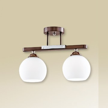 台灣製白玉玻璃造型半吸頂燈 F37-21-92015