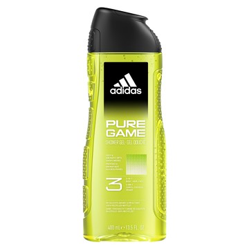 adidas 愛迪達 男性三合一潔顏洗髮沐浴露 超越挑戰  400ml  1瓶