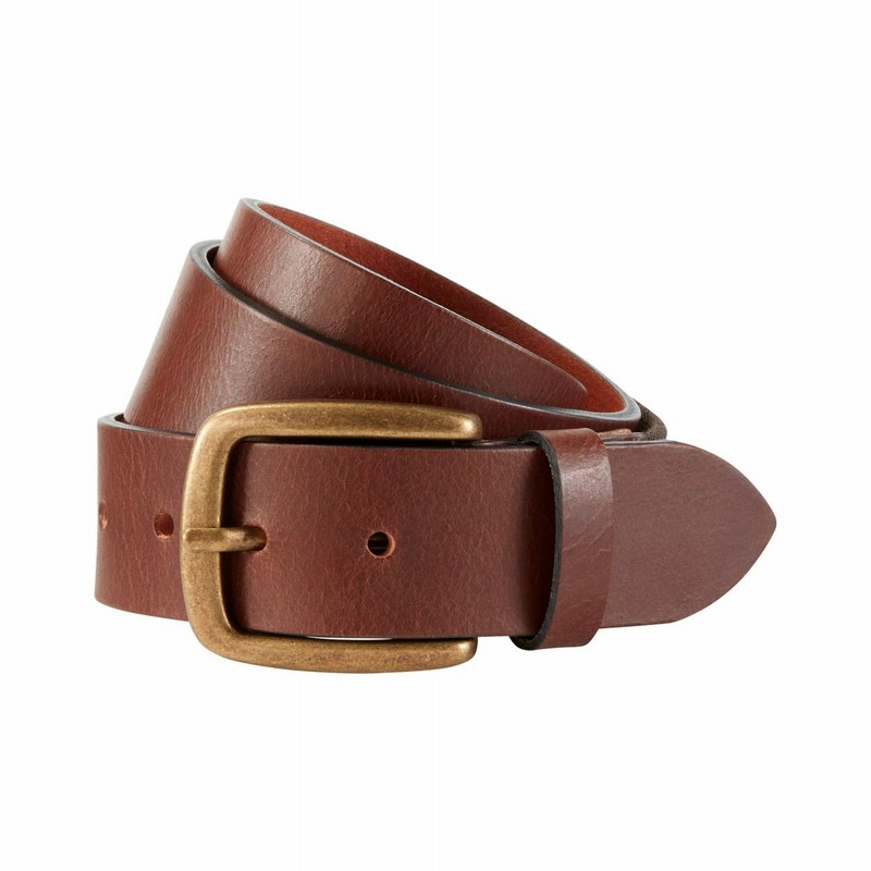 希少エルエルビーンベルト 本革 80s L.L.Bean L.L.Bean(エルエルビーン) 本革メッシュベルト メンズ