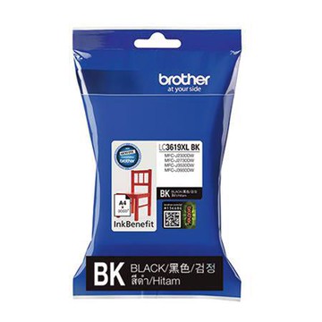 兄弟牌brother原廠超高容量墨水匣/LC3619XL-BK/黑色