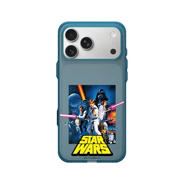 iPhone 17 Pro Max Clear (相機按鈕) 夜幕藍 - 迪士尼-星際大戰 Star Wars - 星際大戰四部曲：曙光乍現-電影海報