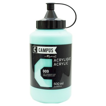 CAMPUS 康普思 壓克力顏料 N131761 009 淺鉻綠  500ml  1色