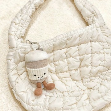 JELLYCAT 咖啡隨行杯 絨毛吊飾 可愛療癒 趣味 配件