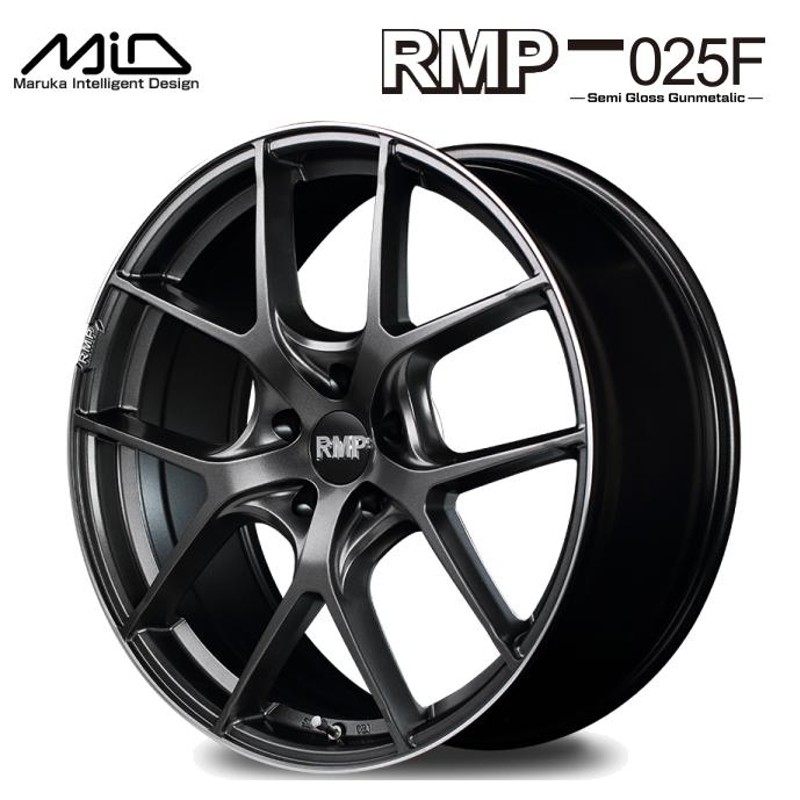 マルカサービス MID RMP 025F 18インチ 7J インセット48 5穴 PCD 114.3