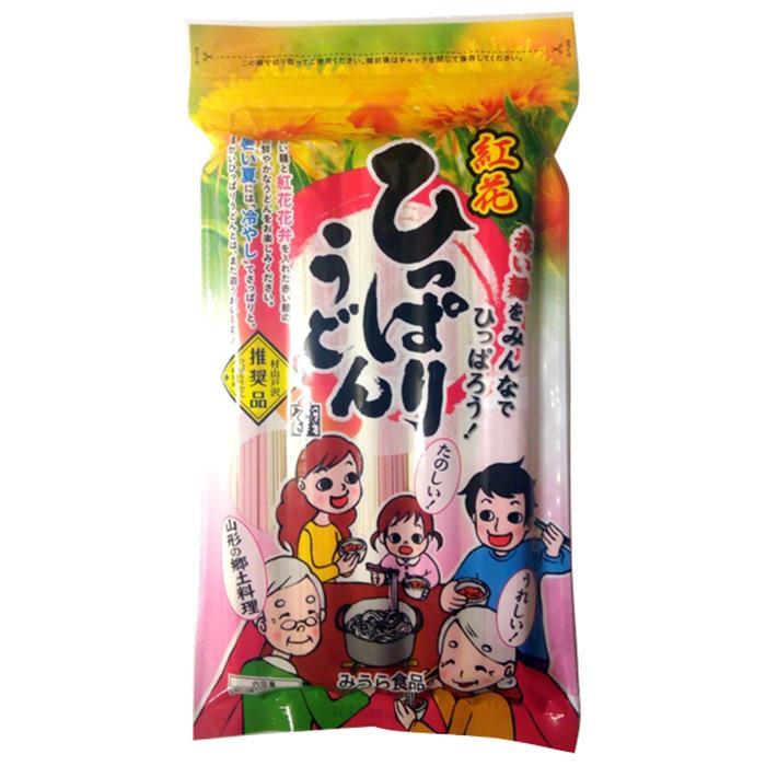 みうら食品 紅花ひっぱりうどん 500g×12袋