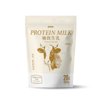 大袋裝【Spark Protein】Milk 厚乳系乳清 - 極致生乳（無甜味）1kg袋 | 無甜 不加糖 乳清蛋白