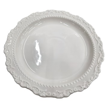 JUST HOME 8.75吋  4件組平盤  白色  4個