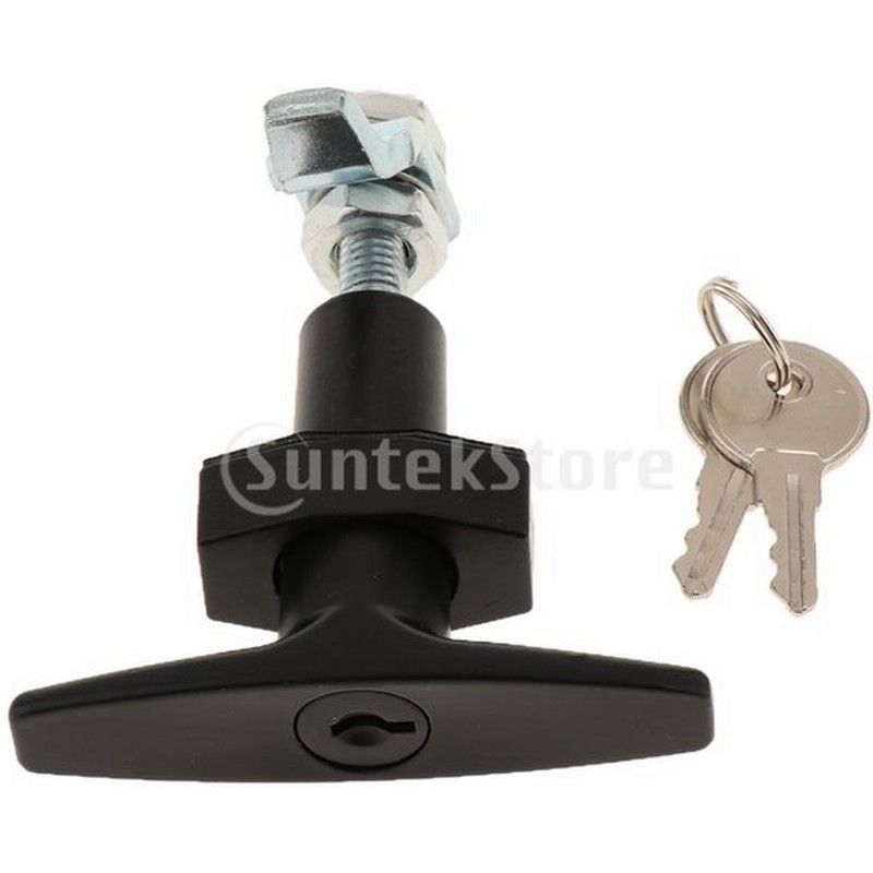 道具箱のキャビネットのトラックのための2つのキーの黒い安全なガレージのドアtのハンドルロック 通販 Lineポイント最大0 5 Get Lineショッピング