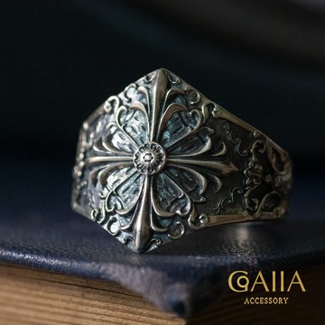 ✅現貨！S925。歌德式鳶尾花 銀戒 | WJ