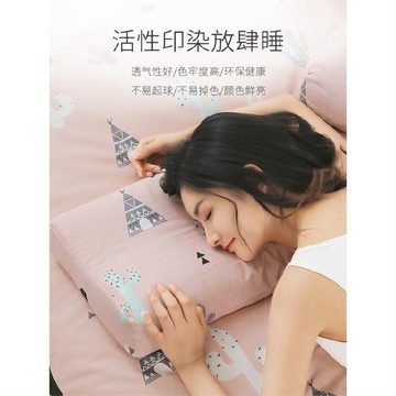 乳膠枕頭套大人學生男女。創意大號枕頭罩不含芯可愛冰絲護頸枕1入
