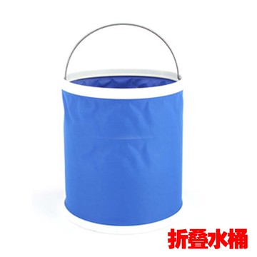 牛津帆布折疊水桶戶外野營露營釣魚伸縮水桶戶外用品野外燒烤水桶
