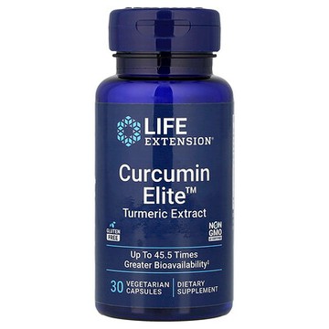 Life Extension, 薑黃素精華薑黃提取物，30 粒素食膠囊