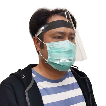 透明防護面罩 防飛沫噴濺安全面罩 護目 防護面罩 透明防霧 防護面罩 頭戴式防油臉部保護面罩 贈品禮品 A4750