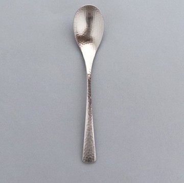 日本製 燕三條 和味 鎚目湯匙 不鏽鋼湯匙 13.5cm 咖啡匙 霧面 茶匙 點心匙 槌目【南風百貨】