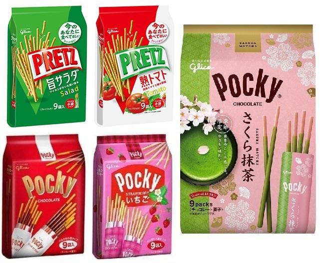 【江戶物語】 Pocky 櫻花抹茶 巧克力 草莓 Pretz 鹽味沙拉 番茄蔬果餅乾棒 固力果 glico 餅乾棒