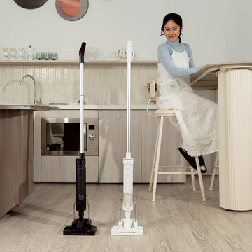 輕靜吸 吸、吹、抽、充 一機4用 無線吸塵器 白