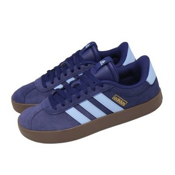 adidas 愛迪達 休閒鞋 VL Court 3 男鞋 女鞋 藍 復古 麂皮 膠底 JP7537
