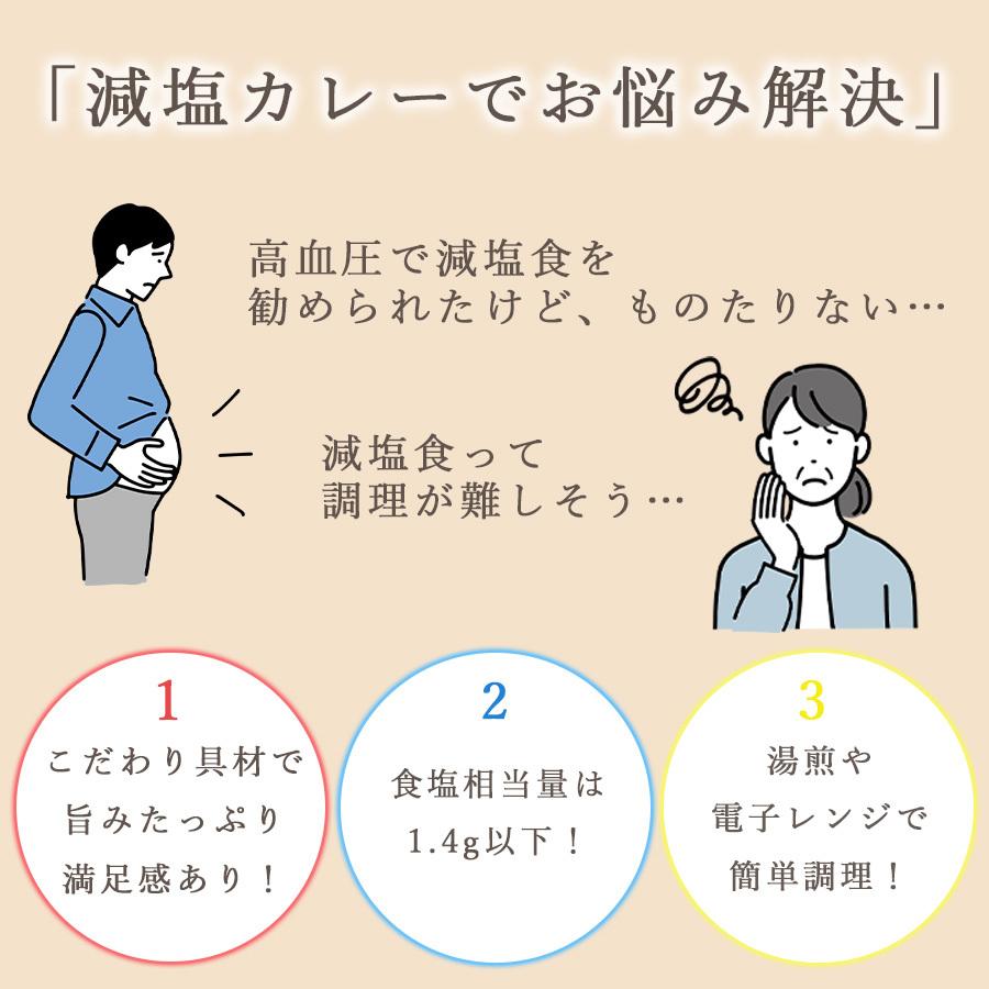 減塩レトルトカレー 詰め合わせ 4種12食セット 減塩食品 お取り寄せギフトセット 食品